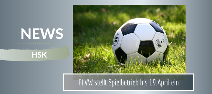 FLVW sagt Spielbetrieb in ganz NRW ab