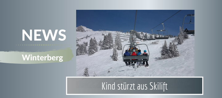 Sturz aus Skilift Winterberg