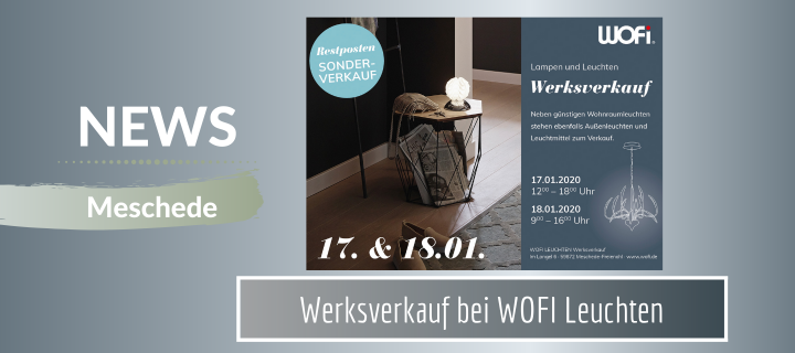 WOFI Werksverkauf 2020